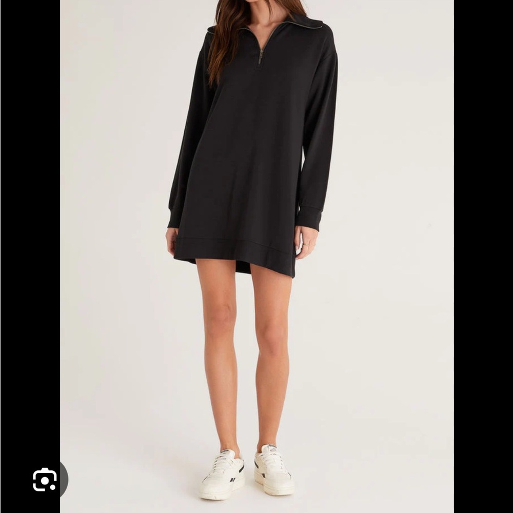 Z Supply half zip Abigail dress